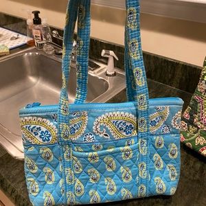 Small blue Vera Bradley print bag